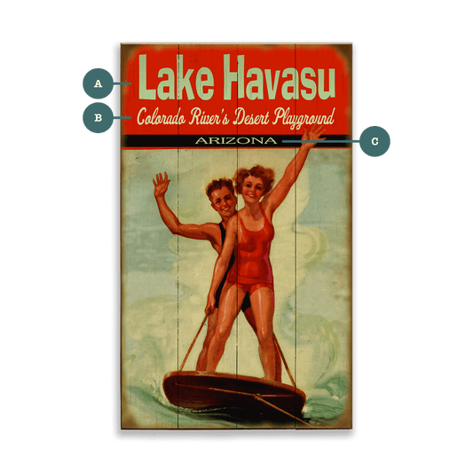 Skimboarding, Wakeboard - Wood & Metal Wall Art