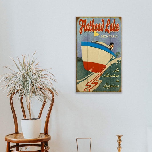 An Adventure in Happiness - Wood & Metal Wall Art