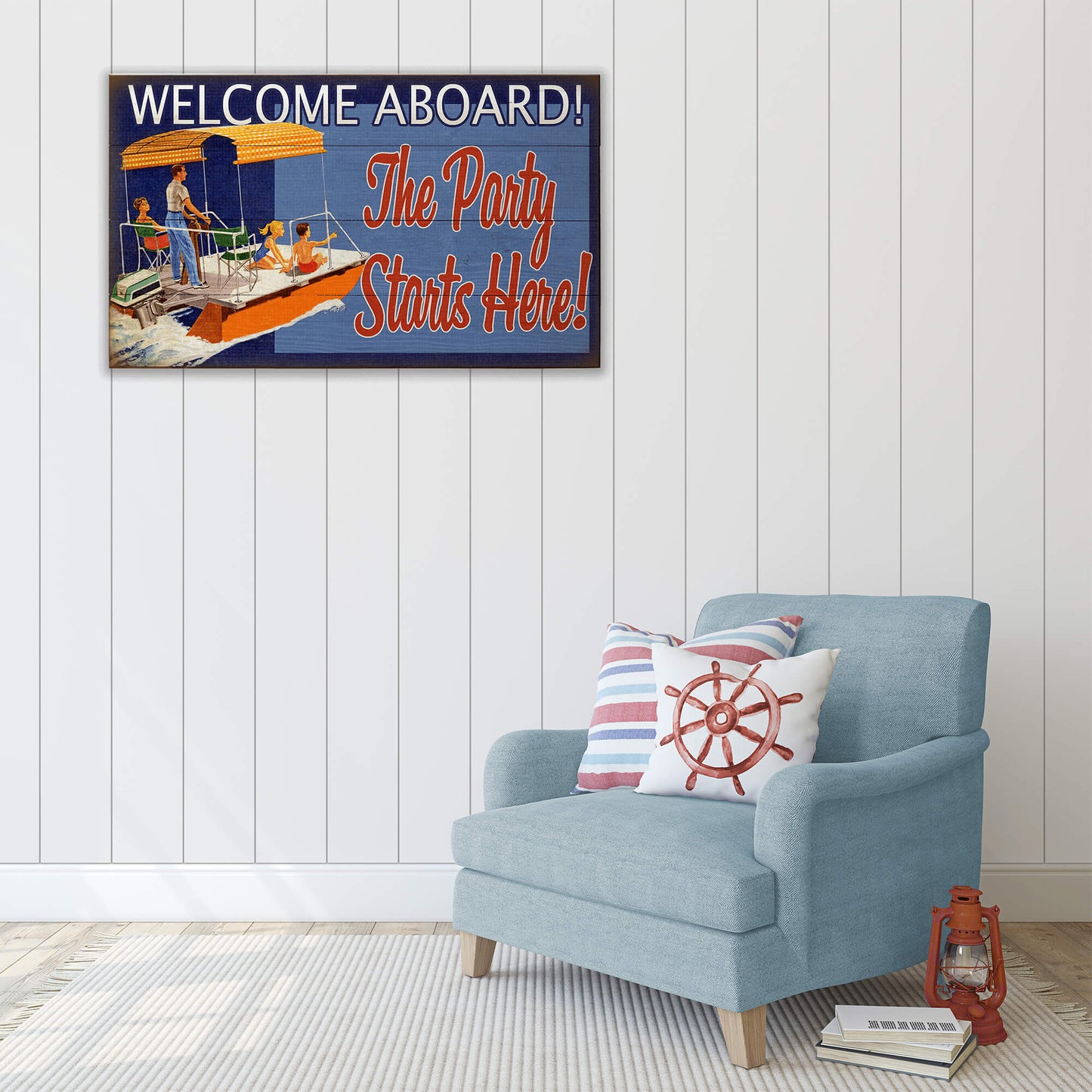 Welcome Aboard: Generic - Wood & Metal Wall Art
