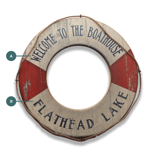 Life Preserver - Wood Wall Decor
