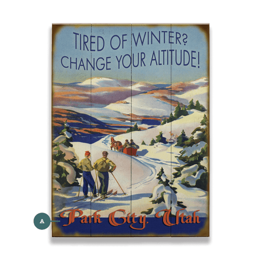 Tired of Winter? - Wood & Metal Wall Art