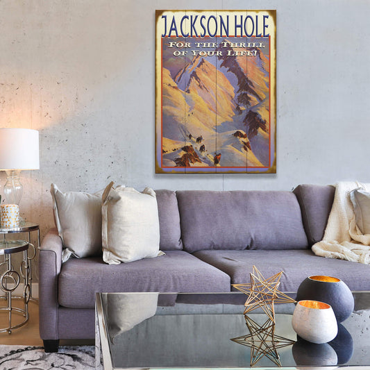 For the Thrill of Your Life - Wood & Metal Wall Art