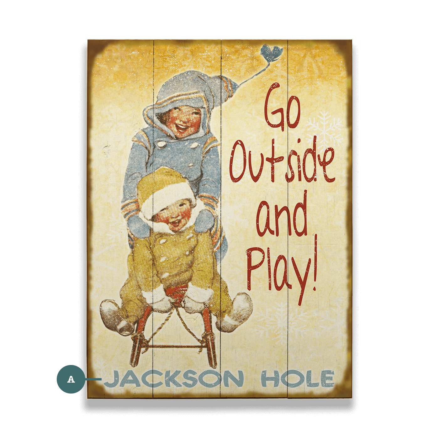 Go Outside and Play! - Wood & Metal Wall Art