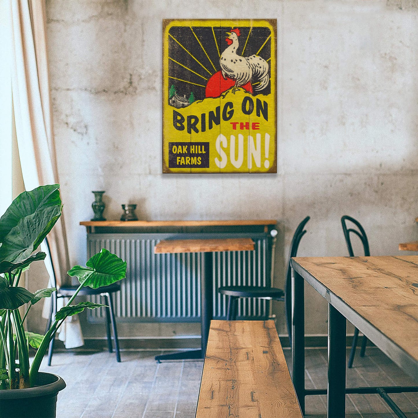 Bring On the Sun - Wood & Metal Wall Art