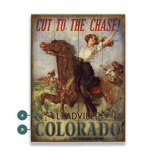 Cut to the Chase - Wood & Metal Wall Art