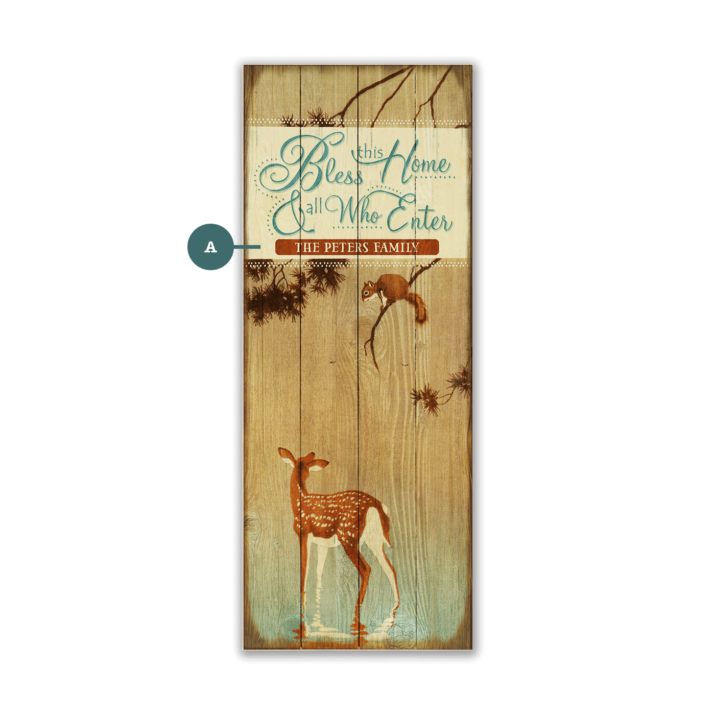Bless this Home and all Who Enter - Wood & Metal Wall Art