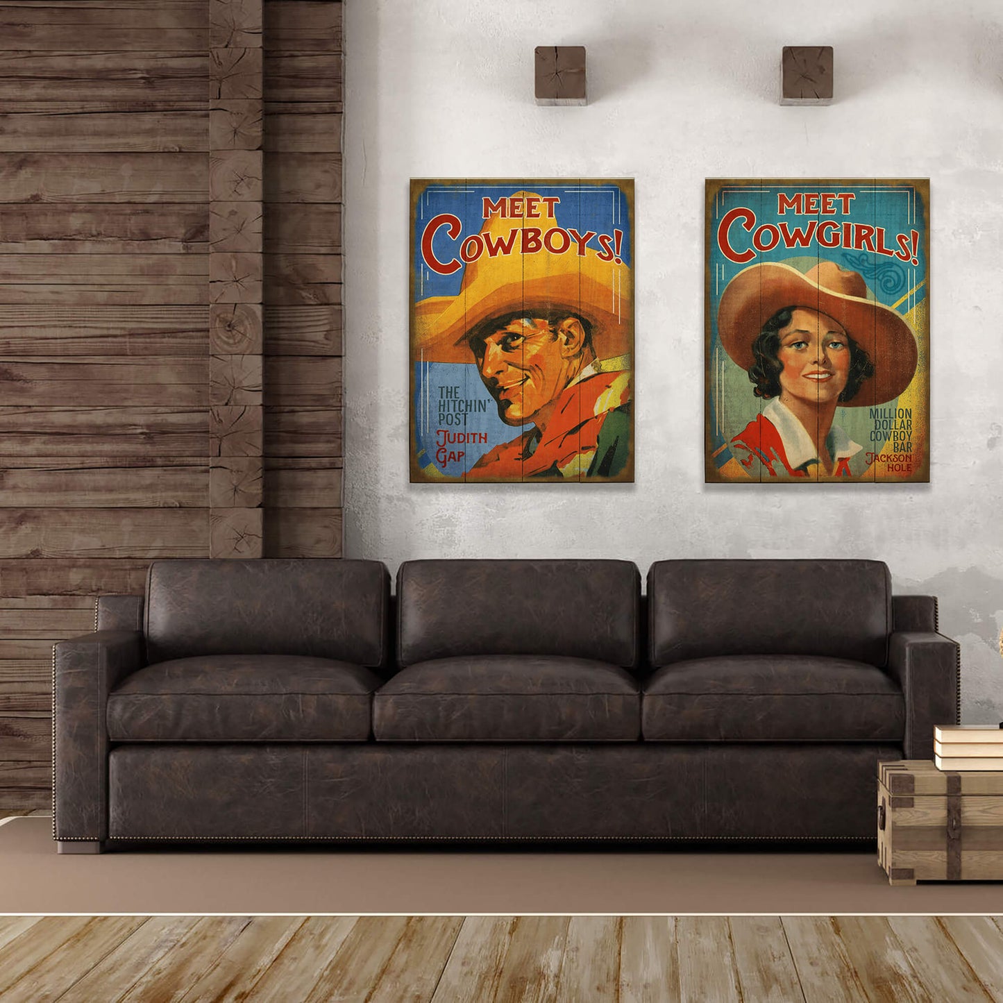 Meet Cowgirls - Wood & Metal Wall Art