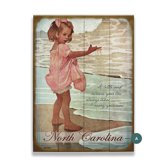 A Little Sand Between Your Toes - Wood & Metal Wall Art