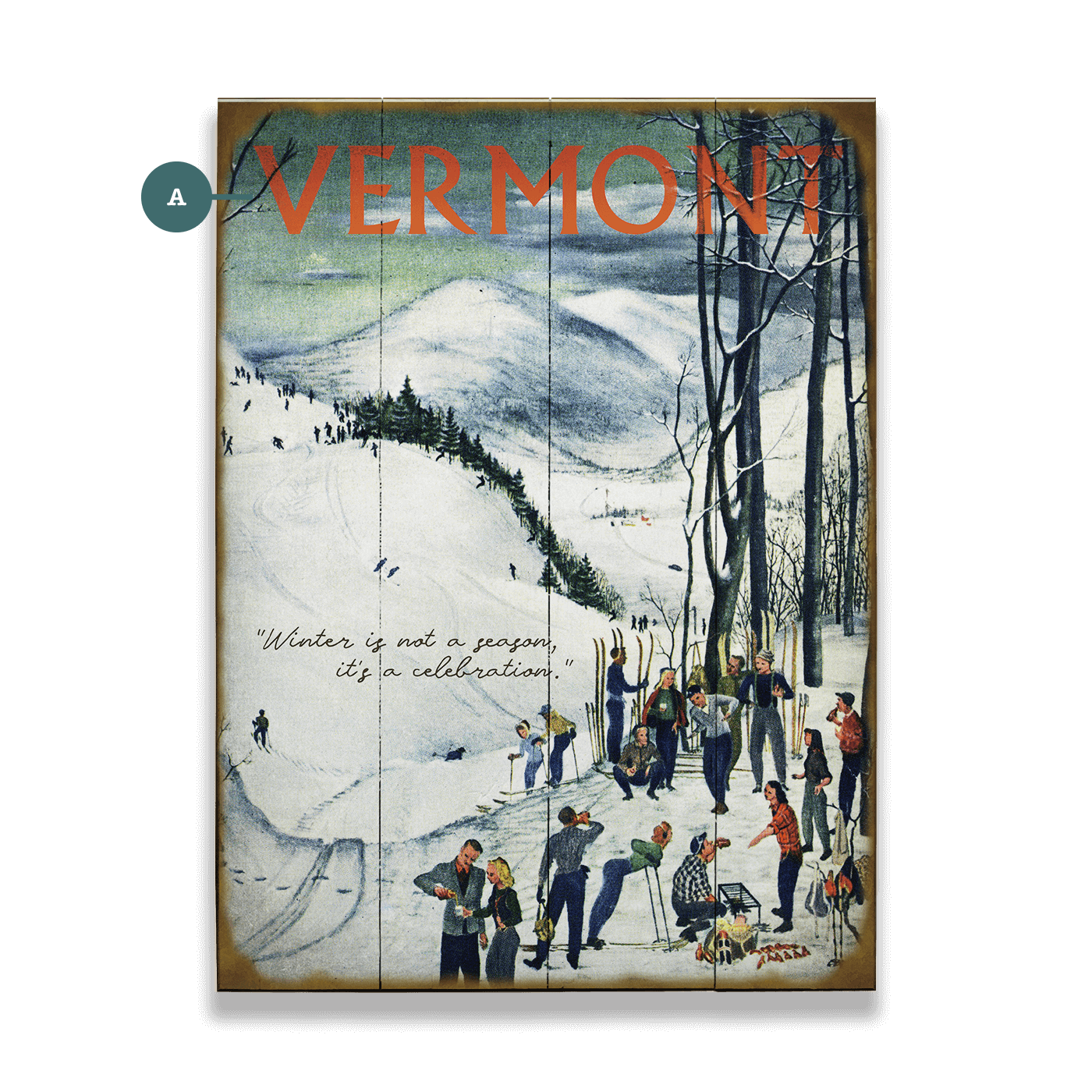 Winter is not a Season - Wood & Metal Wall Art