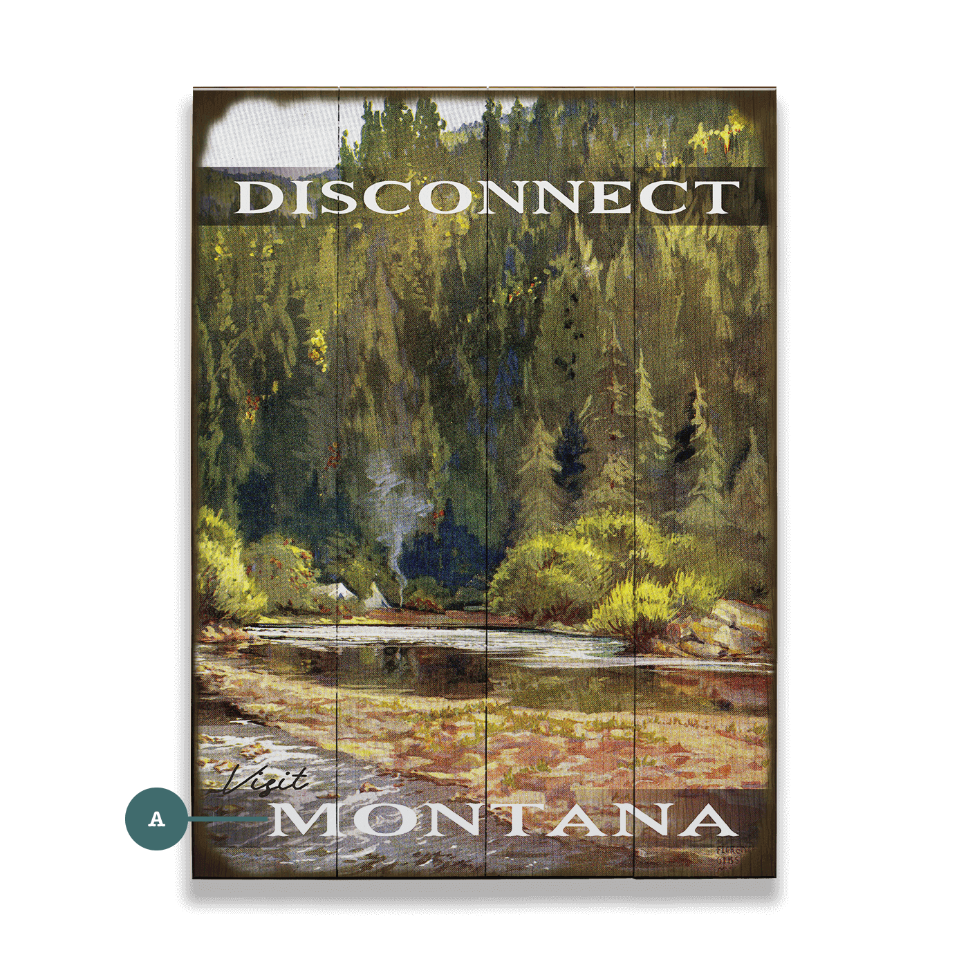 Disconnect in Nature - Wood & Metal Wall Art