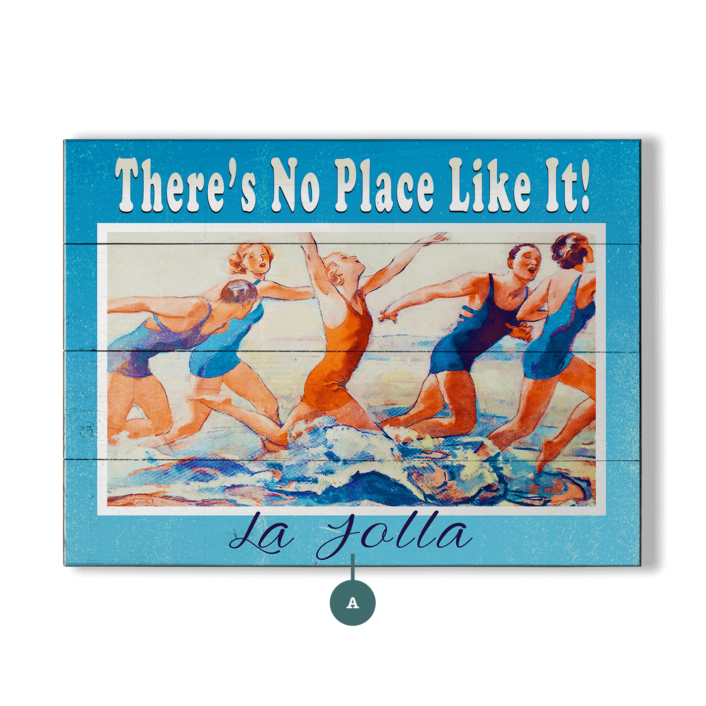 No Place Like It - Wood & Metal Wall Art
