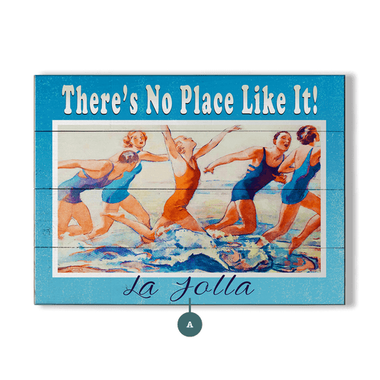 No Place Like It - Wood & Metal Wall Art