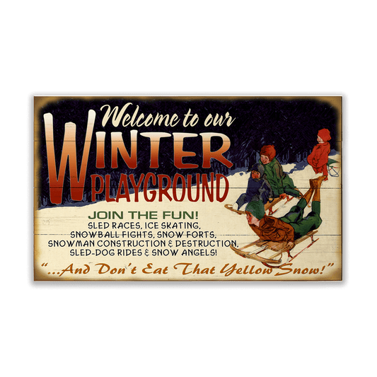 Yellow Snow: Generic - Wood & Metal Wall Art