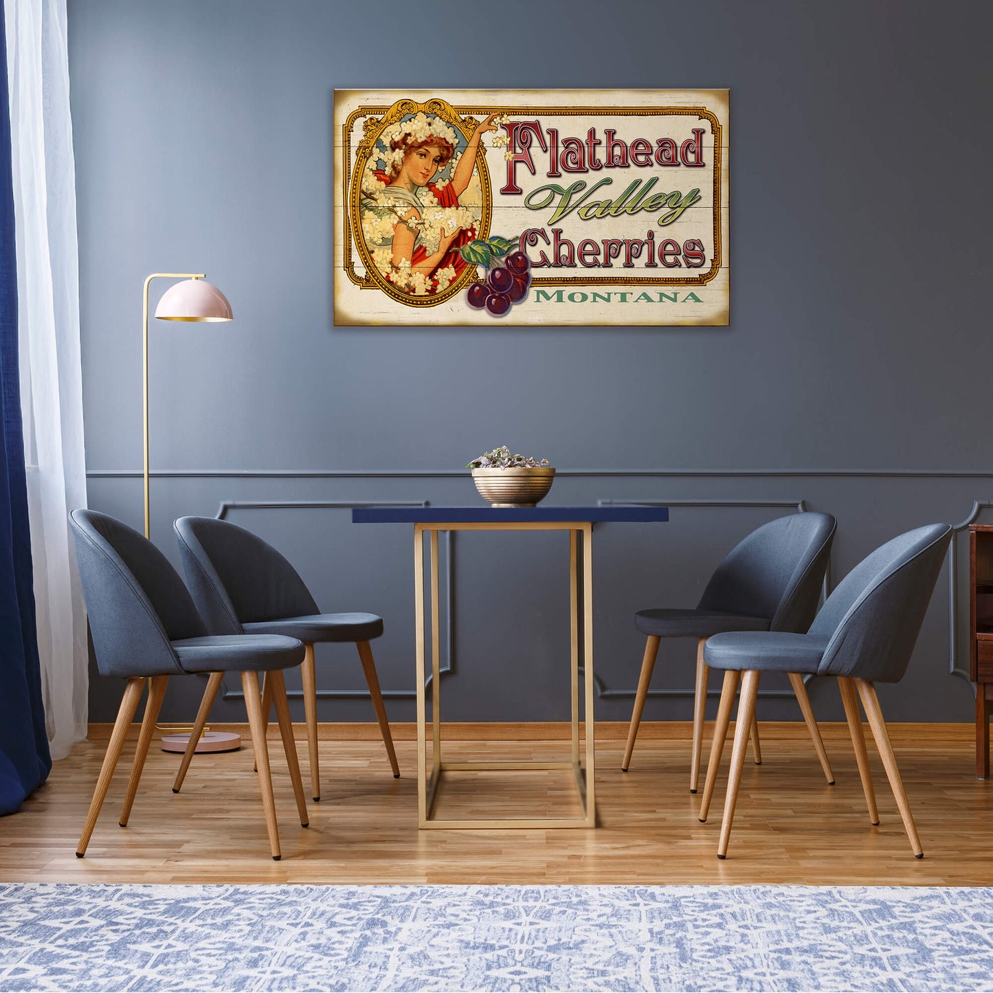 Cherry Queen - Wood & Metal Wall Art