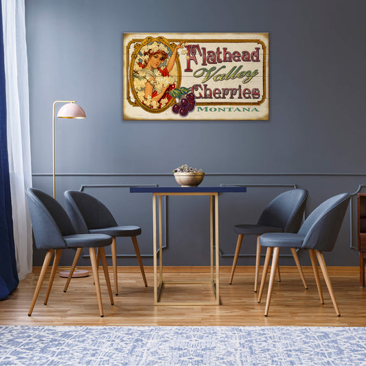 Cherry Queen - Wood & Metal Wall Art