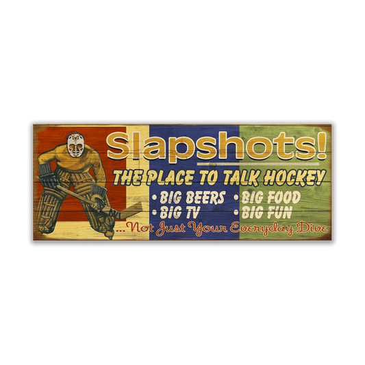 Slapshots: Generic - Wood & Metal Wall Art