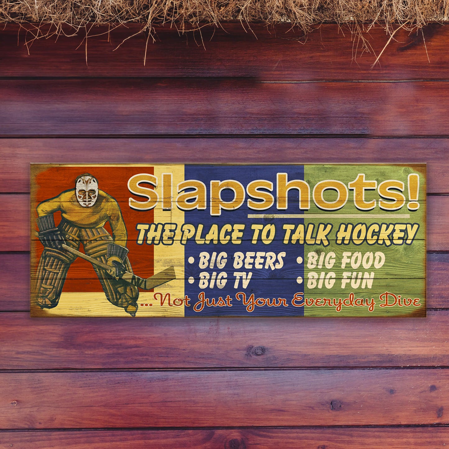 Slapshots: Generic - Wood & Metal Wall Art