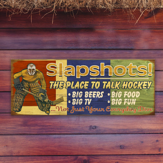 Slapshots: Generic - Wood & Metal Wall Art