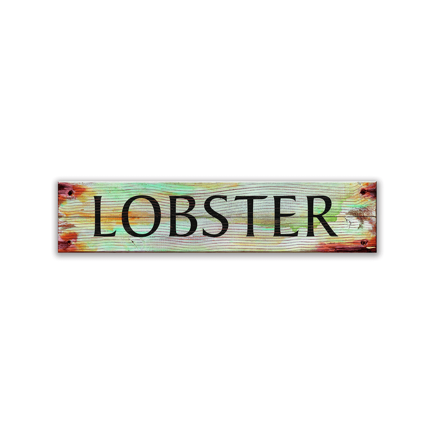 Catch of the Day: Lobster - Wood & Metal Wall Art