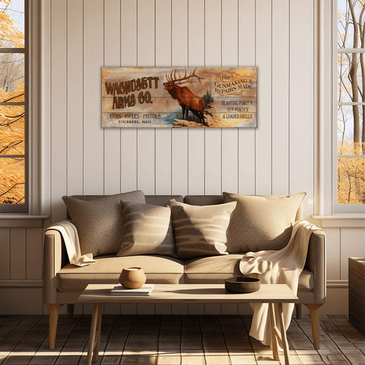 Wachusett Arms Co. - Wood & Metal Wall Art