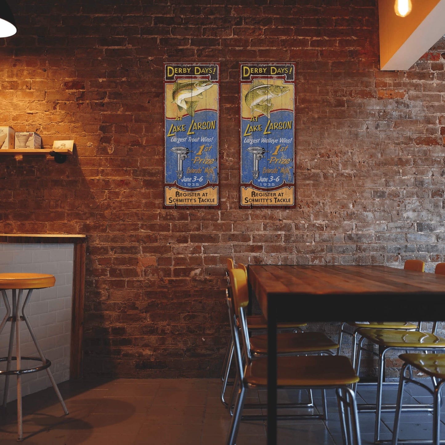 Derby Days: Trout - Wood and Metal Wall Art