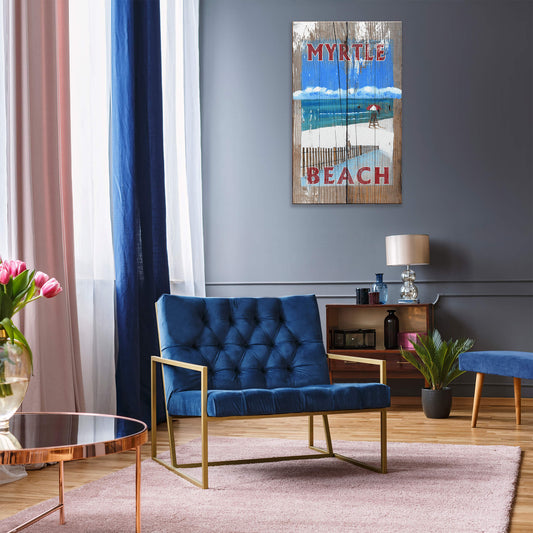Lifeguard on Duty - Wood & Metal Wall Art