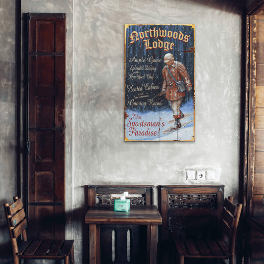 Northwoods Lodge - Wood & Metal Wall Art