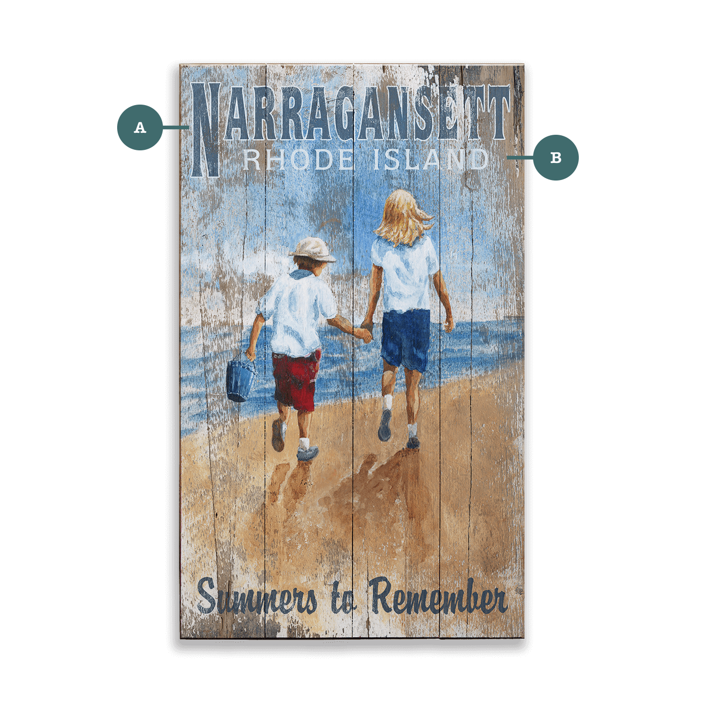 Summers to Remember - Wood & Metal Wall Art