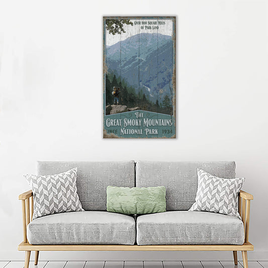 Great Smoky Mountains National Park: Since 1934 - Wood & Metal Wall Art