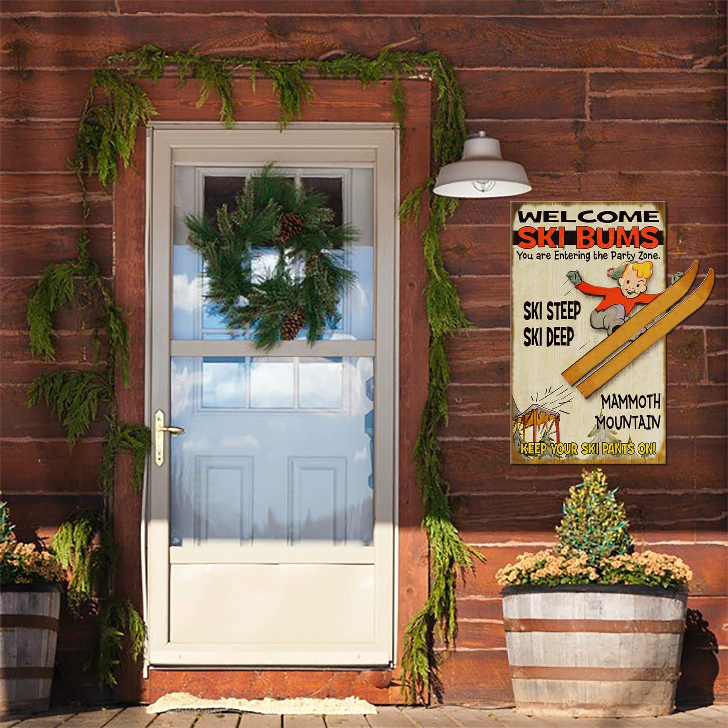 Ski Bums Cut-Up - Wall Decor