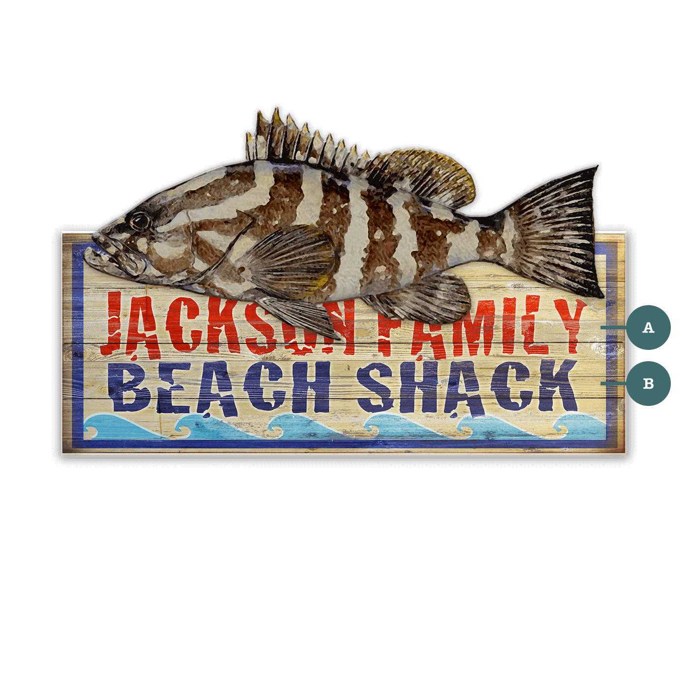 Saltwater Beach Shack - Wood Wall Decor