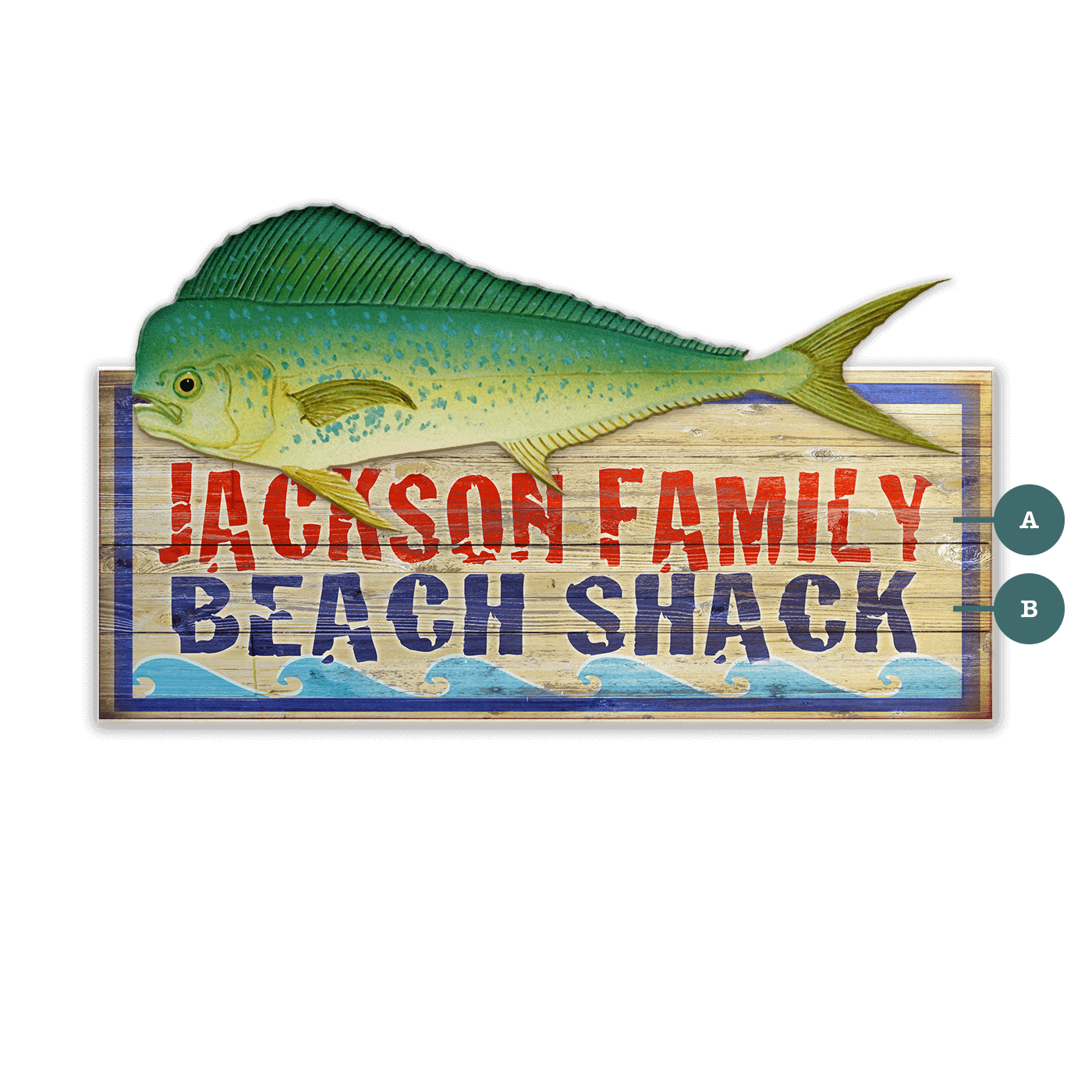 Saltwater Beach Shack - Wood Wall Decor