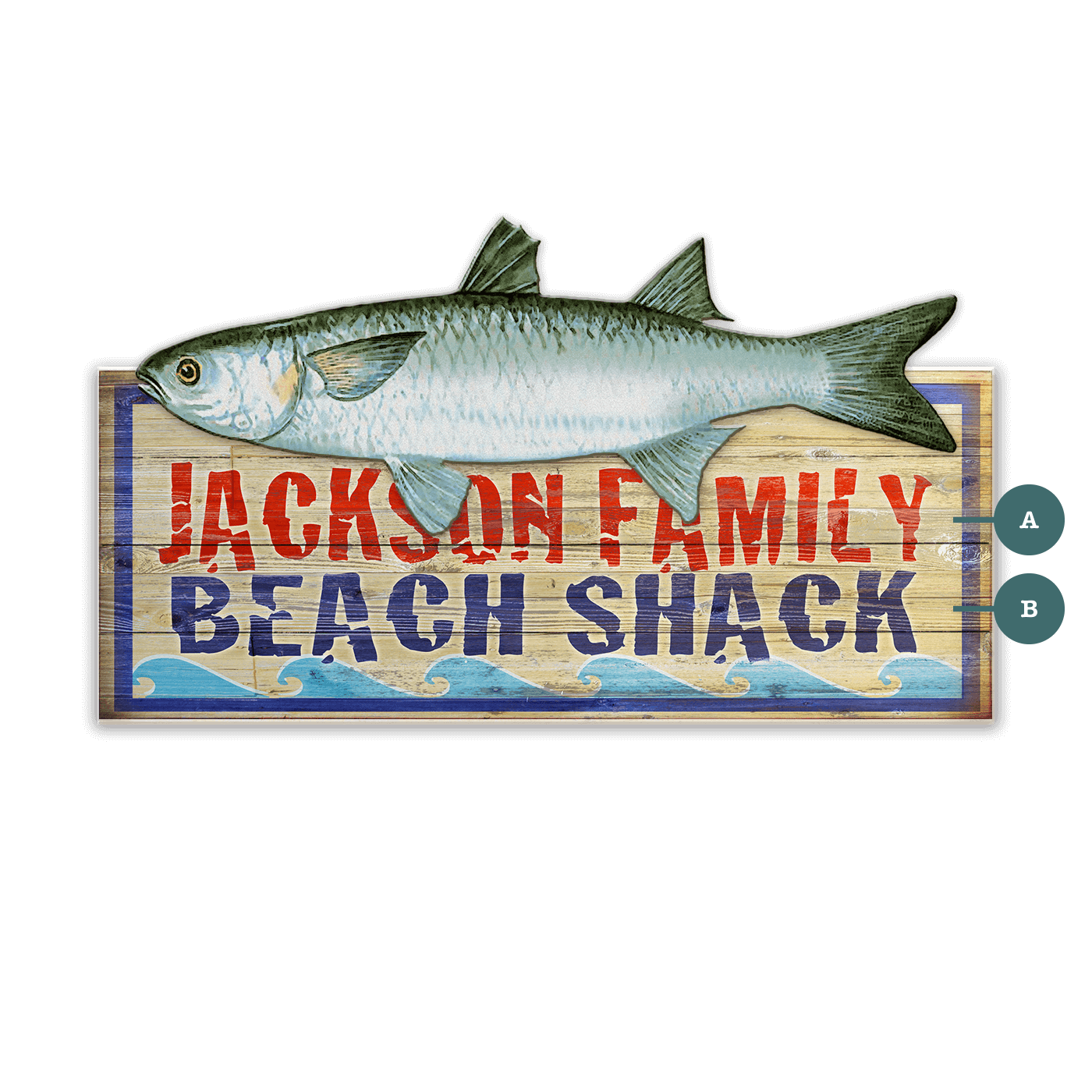 Saltwater Beach Shack - Wood Wall Decor