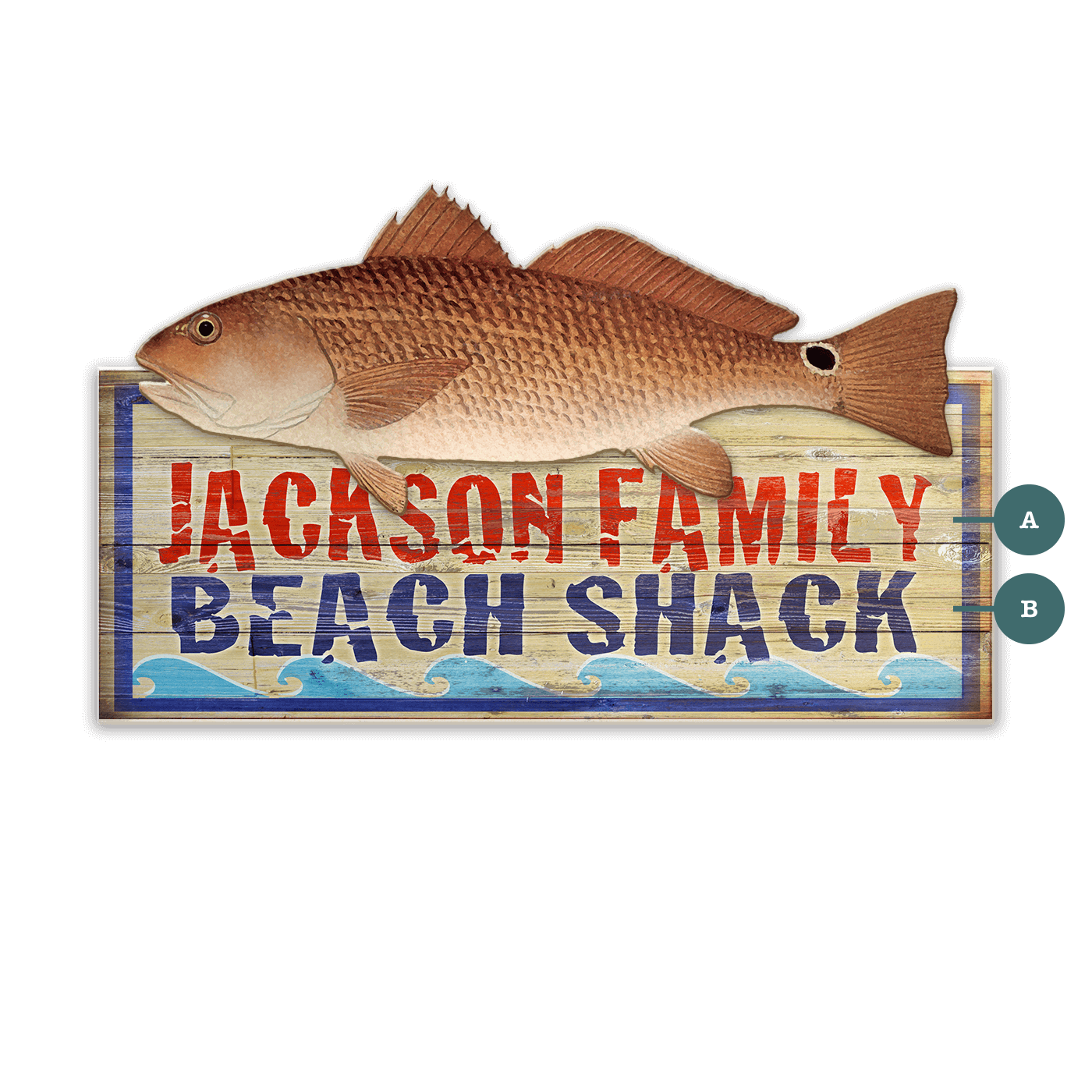 Saltwater Beach Shack - Wood Wall Decor