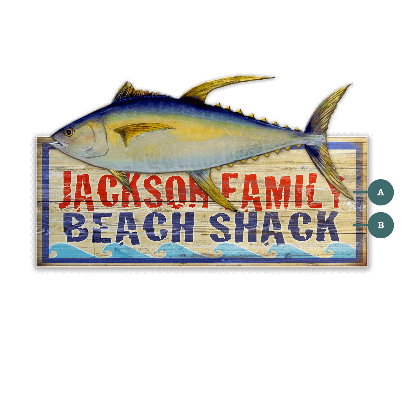 Saltwater Beach Shack - Wood Wall Decor