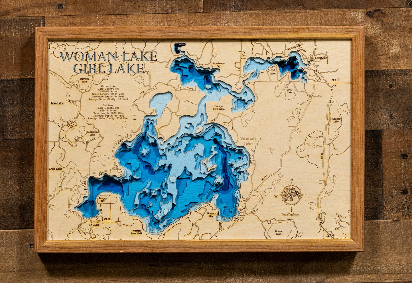 Woman Lake in Cass County, Minnesota
