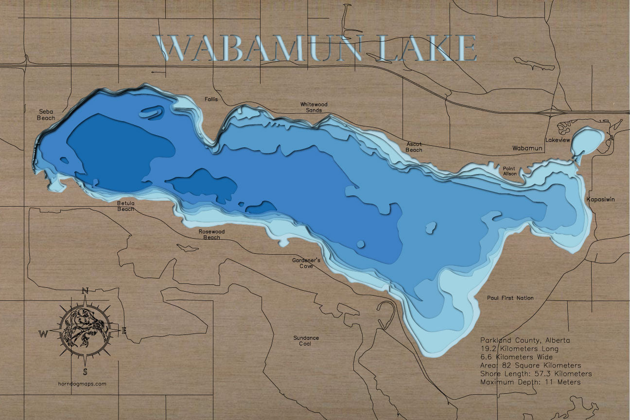 Wabamun Lake in Parkland County, Alberta
