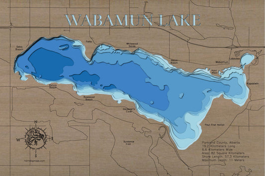 Wabamun Lake in Parkland County, Alberta