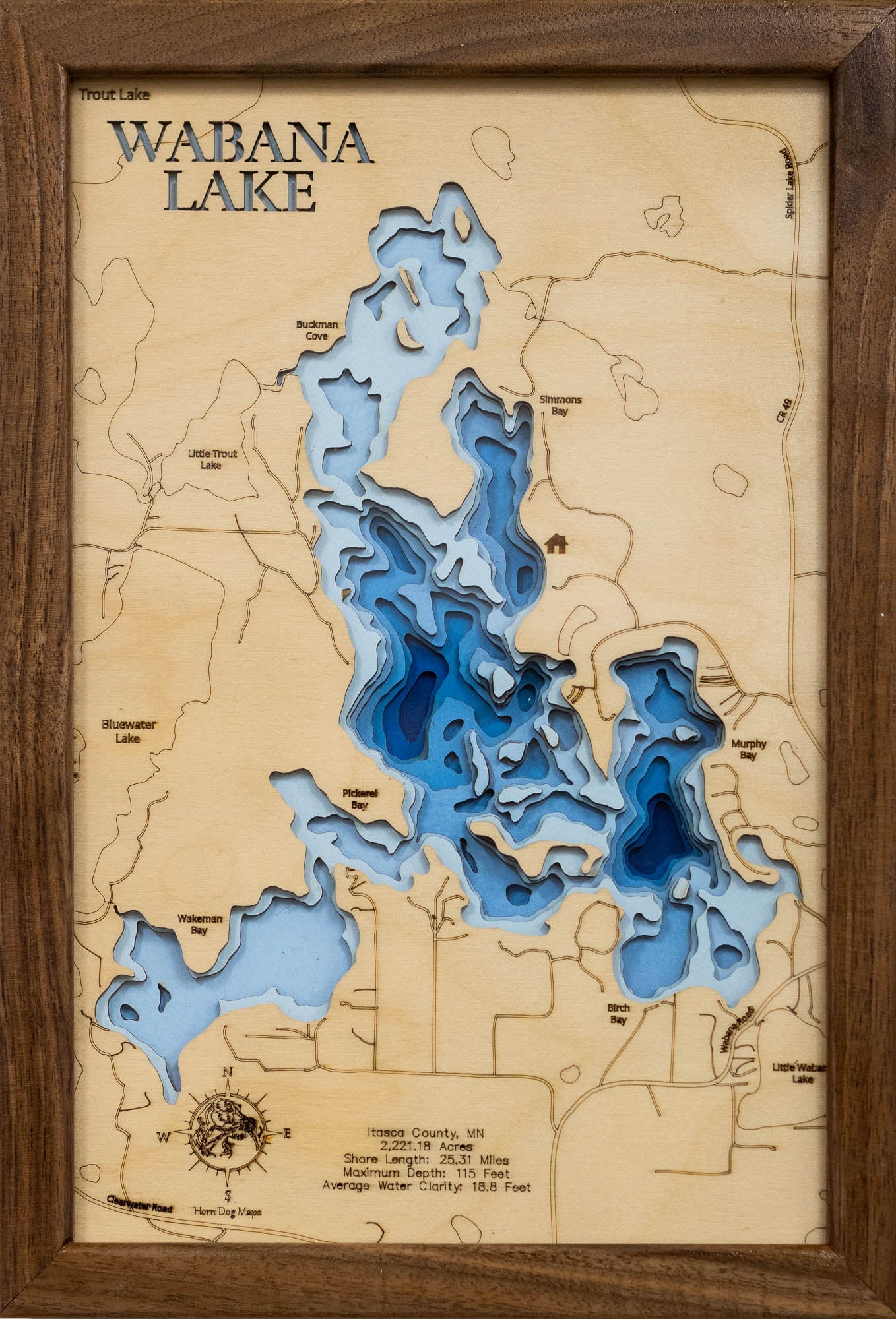 Wabana Lake in Itasca County, Minnesota