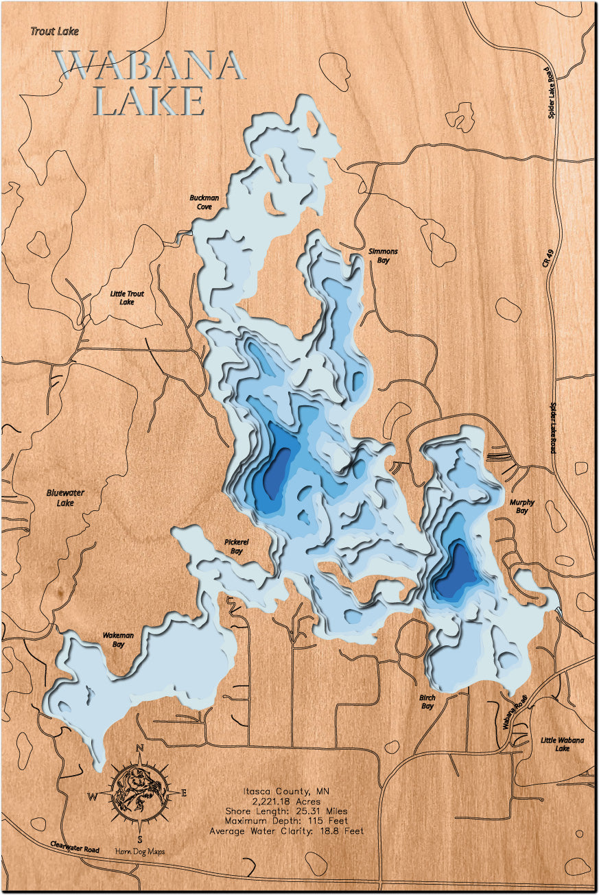 Wabana Lake in Itasca County, Minnesota
