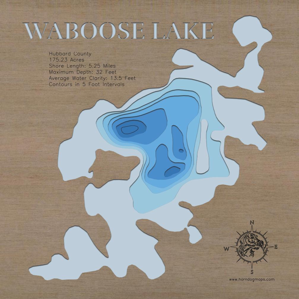 Waboose Lake in Hubbard County, Minnesota