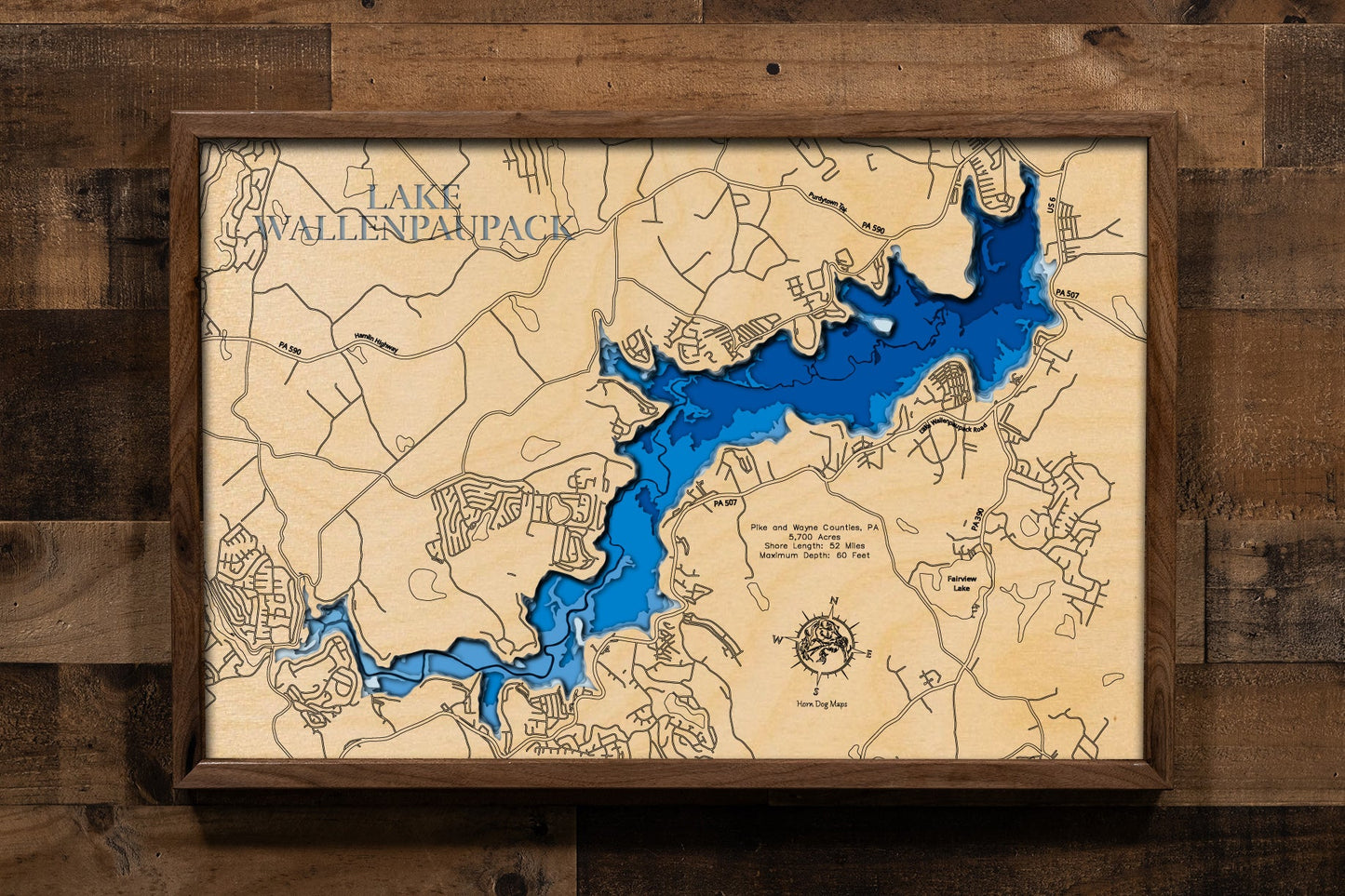 Lake Wallenpaupack in Pike and Wayne Counties, Pennsylvania