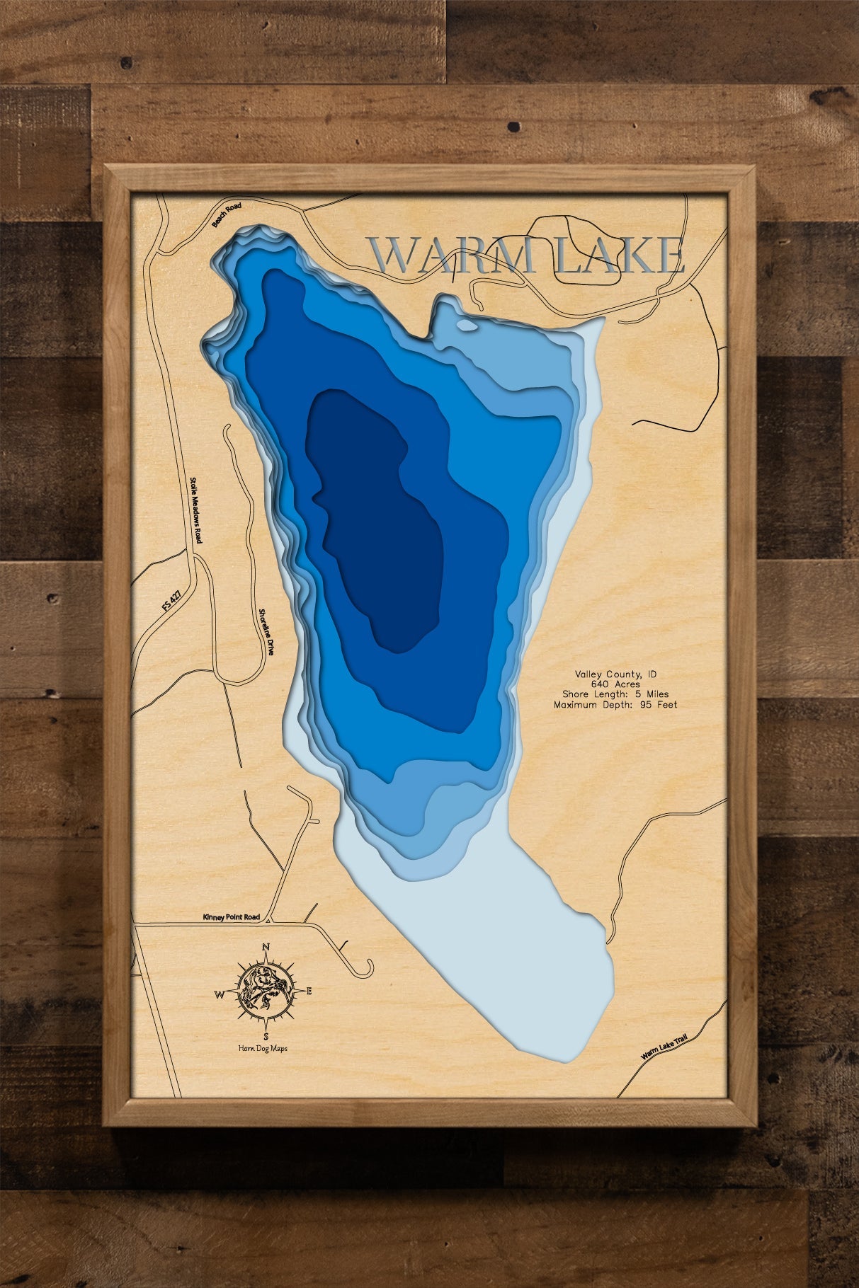 Warm Lake in Valley County, Idaho