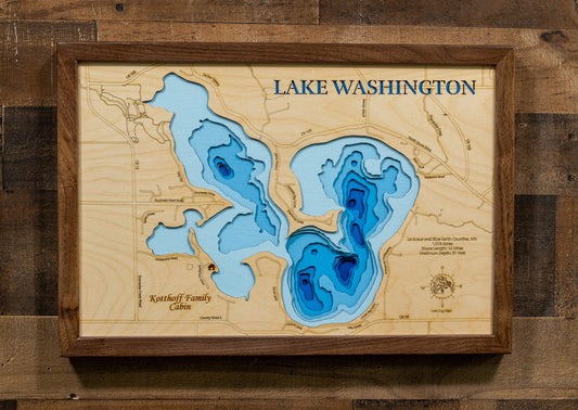 Washington Lake in Le Sueur County, Minnesota