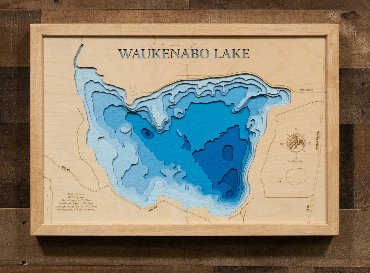 Waukenabo Lake in Aitkin County, Minnesota