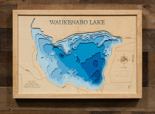 Waukenabo Lake in Aitkin County, Minnesota