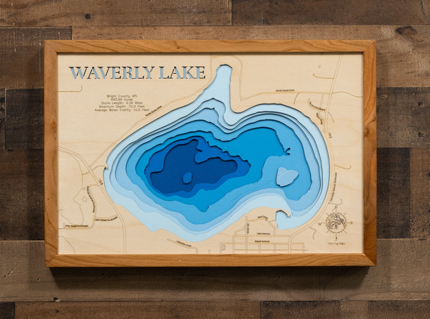 Waverly Lake in Wright County, Minnesota