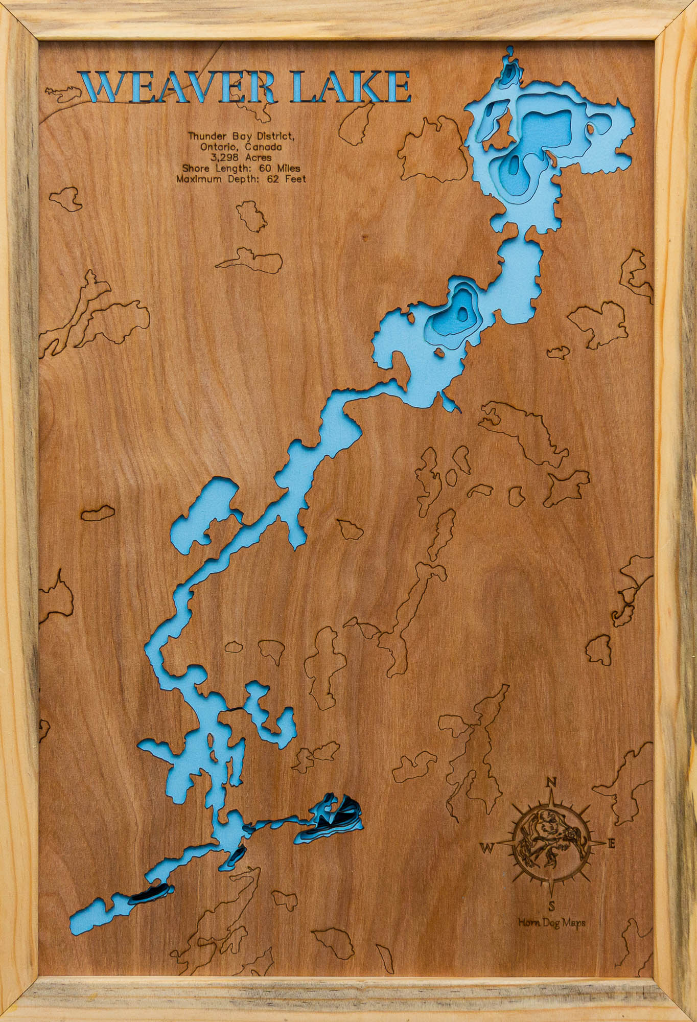 Weaver Lake in Thunder Bay District, Ontario, Canada