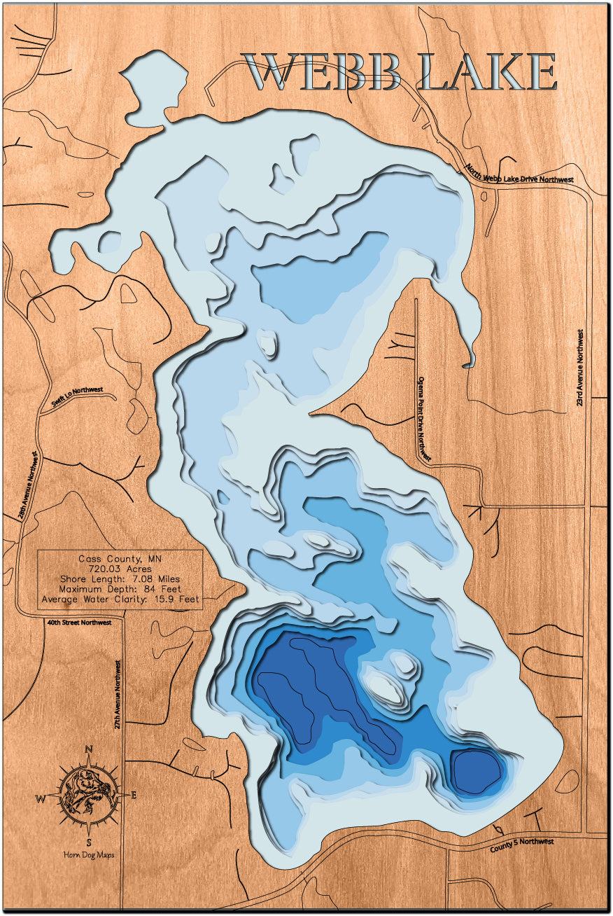 Webb Lake in Cass County, Minnesota