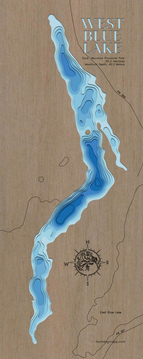 West Blue Lake in Manitoba